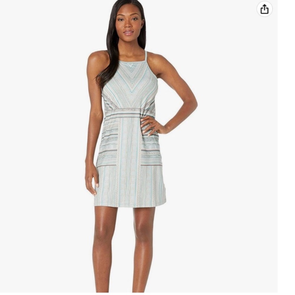 PRANA ARDOR DRESS, AGAVE SAMBA size Xsmall